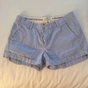 H&M Light Blue Striped Women's Shorts